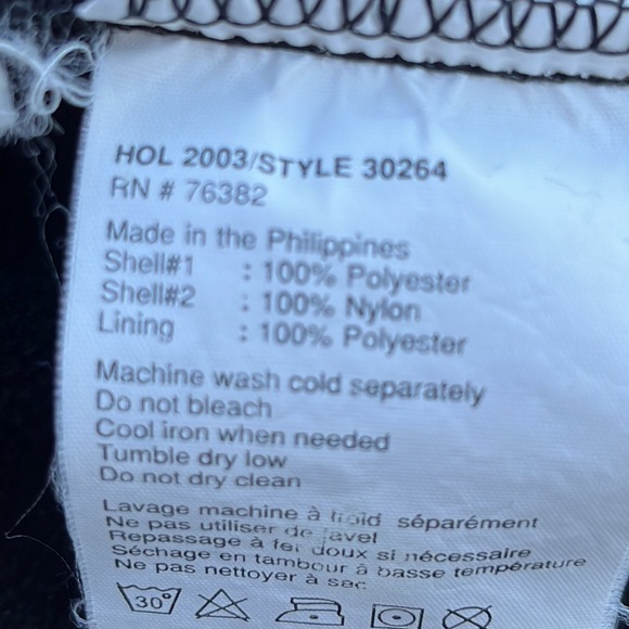 Timberland Weather Gear fleece & nylon jacket XL - Picture 7 of 8